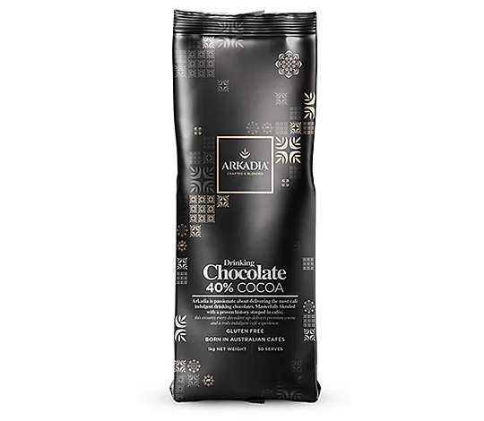 Drinking Chocolate 40% Cocoa Gluten Free Arkadia 1Kg