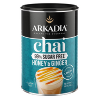 Arkadia Chai Tea 99% Sugar Free Honey & Ginger Gluten-Free 200g