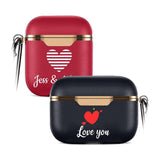 Custom Leather Airpod Case - Electroplated Valentine's Collection