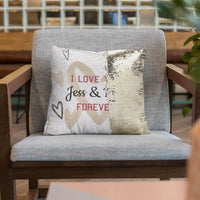 Sequin Pillows - Love Pattern