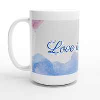Love is the way ceramic Mug (White 15oz)