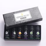 Set of 6 Pure Essential Oils for Aroma Diffusers (10ml)