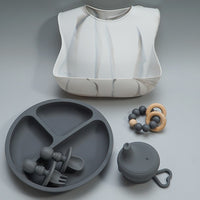 Silicone Bibs Set Ease Feeding And Clean