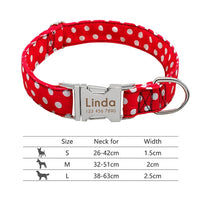 Personalized Pet Collar Engraved ID