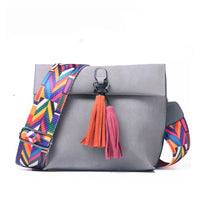 Women Crossbody Bag with colourful strap