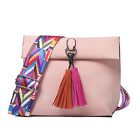 Women Crossbody Bag with colourful strap
