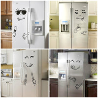 Yummy Happy Face Kitchen Refrigerator Vinyl murals