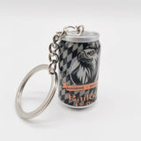 Simulation Beer Cans Keychain