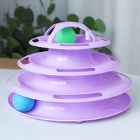 3/4 Levels Cat Interactive Toy Tower